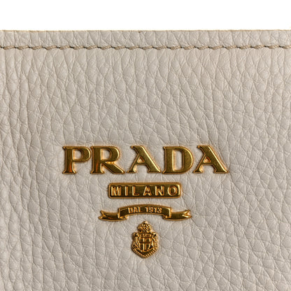 Prada Vitello Daino Tote Talco 12 of 13