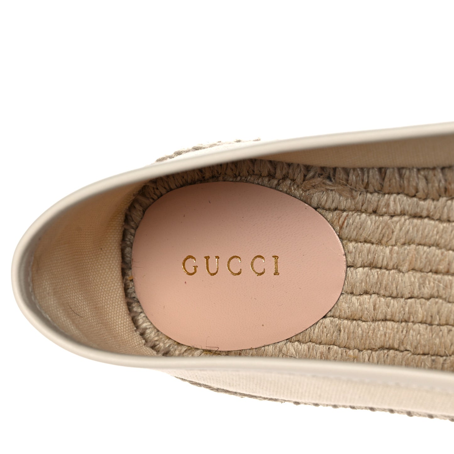 Canvas Logo Espadrilles 40 Greggio White