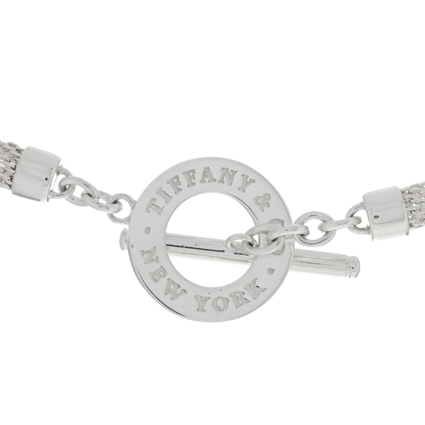 Sterling Silver Somerset Mesh Toggle Necklace
