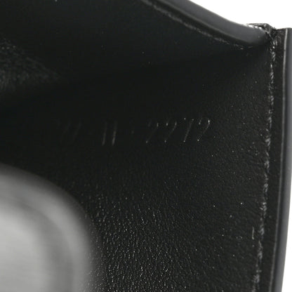Celine Calfskin Compact Triomphe Wallet With Coin Purse Black 8 of 9