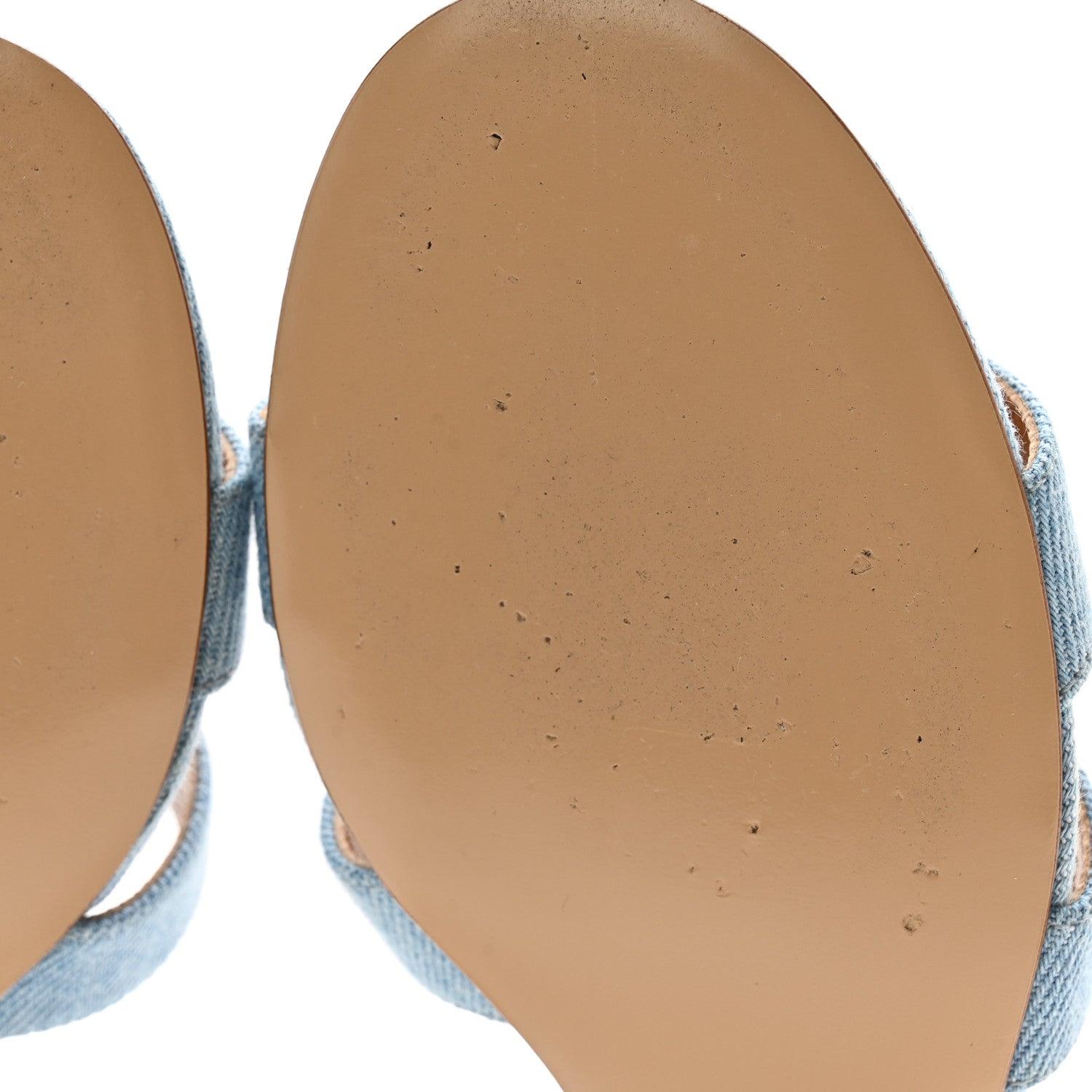 Hermes Denim Oasis Sandals 35 Bleu Clair 9 of 11