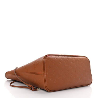 Louis Vuitton Empreinte Monogram Giant Neverfull MM Cognac 5 of 9