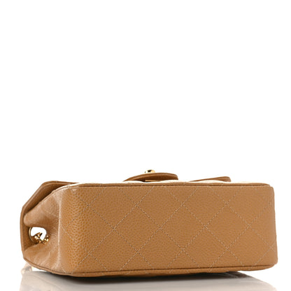 Chanel Caviar Quilted Mini Square Flap Beige 4 of 10