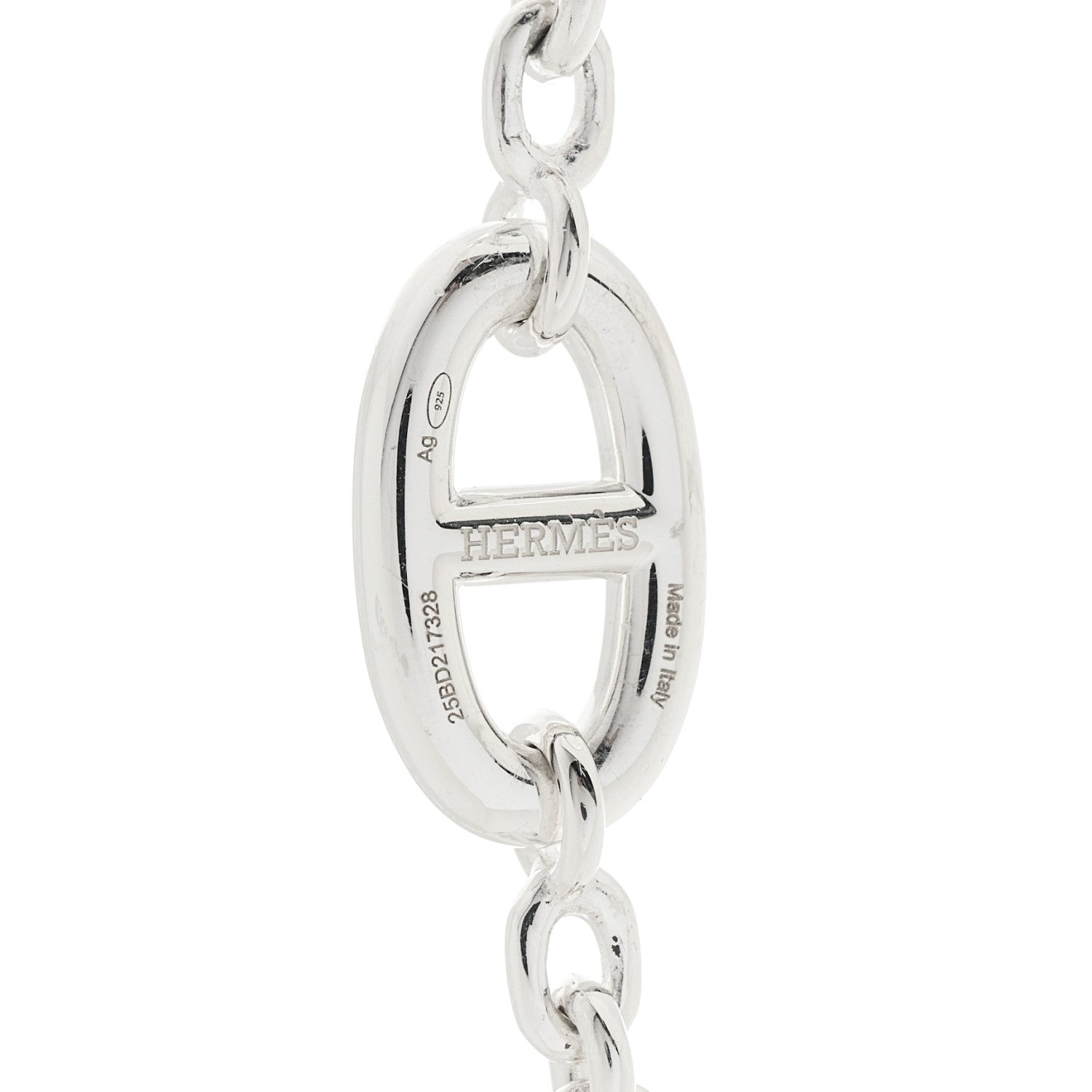 Hermes Sterling Silver Farandole Necklace 120 5 of 7