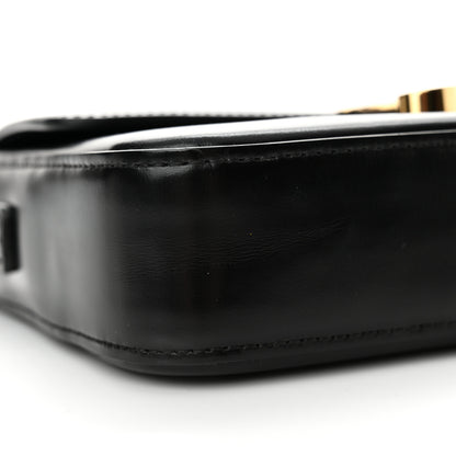 Celine Shiny Calfskin Triomphe Shoulder Bag Black 9 of 12
