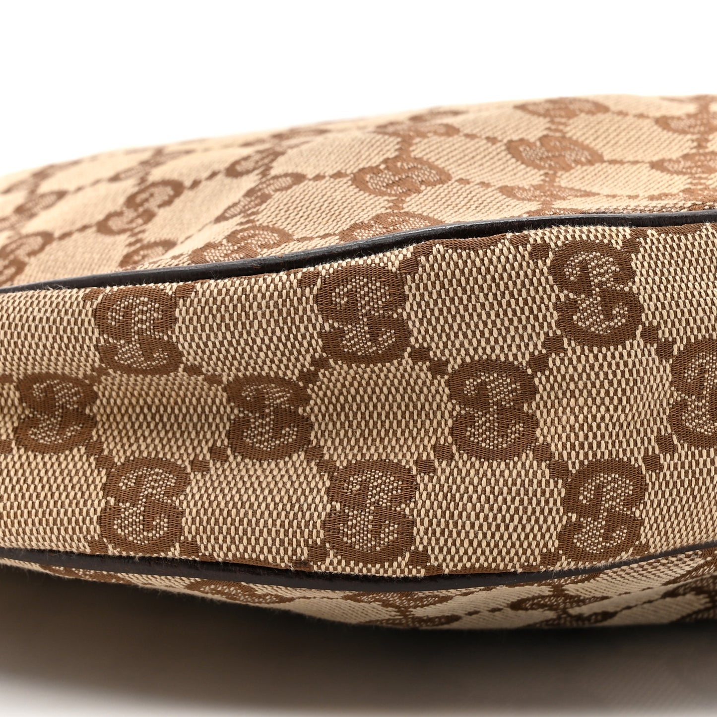 Monogram Medium Half Moon Hobo Dark Brown