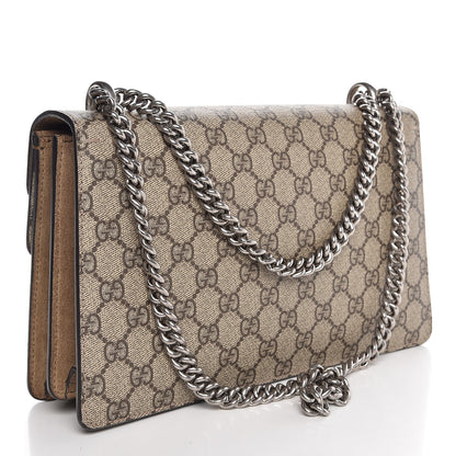 Gucci GG Supreme Monogram Small Dionysus Shoulder Bag Taupe 3 of 8