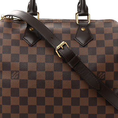 Louis Vuitton Damier Ebene Speedy Bandouliere 25 9 of 22