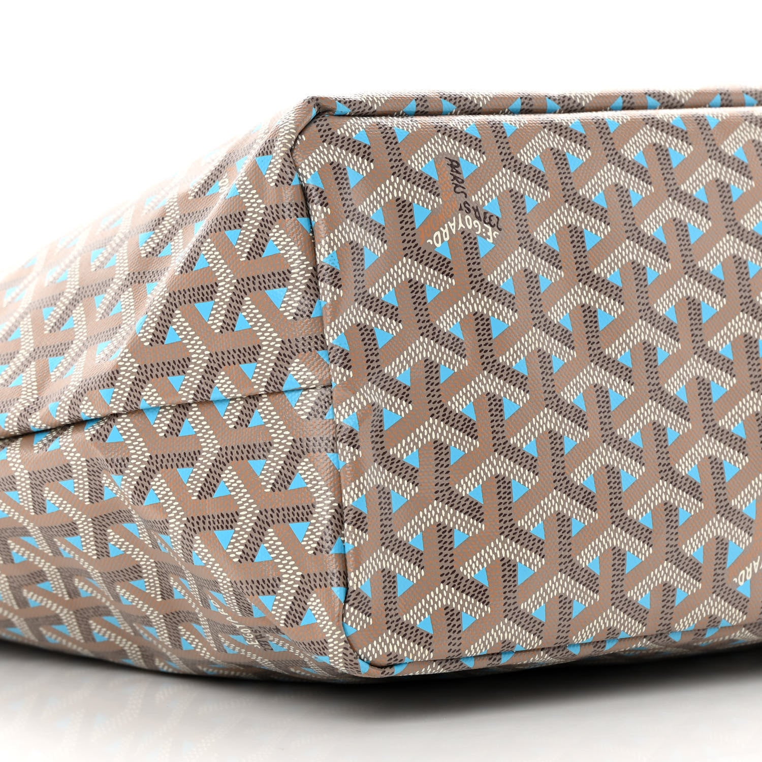 Goyard Goyardine Saint Louis Claire Voie PM Grege Turquoise 10 of 12