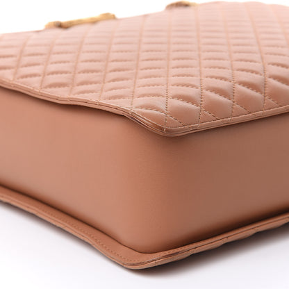 Chanel Calfskin Quilted Large Boy Tote Camel 8 of 15