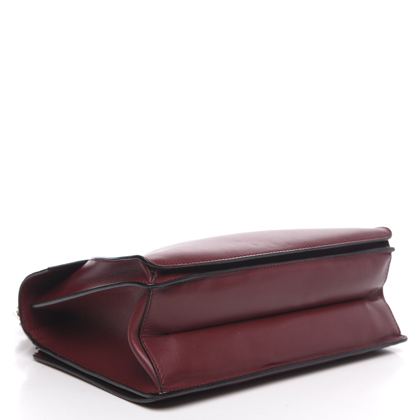 Calfskin Medium Hava Top Handle Bag Midnight Plum