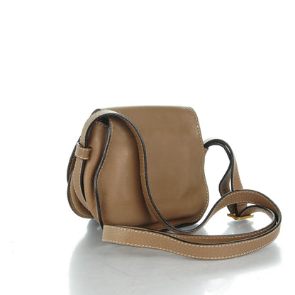 Chloe Calfskin Mini Marcie Round Crossbody Bag Nut 3 of 9