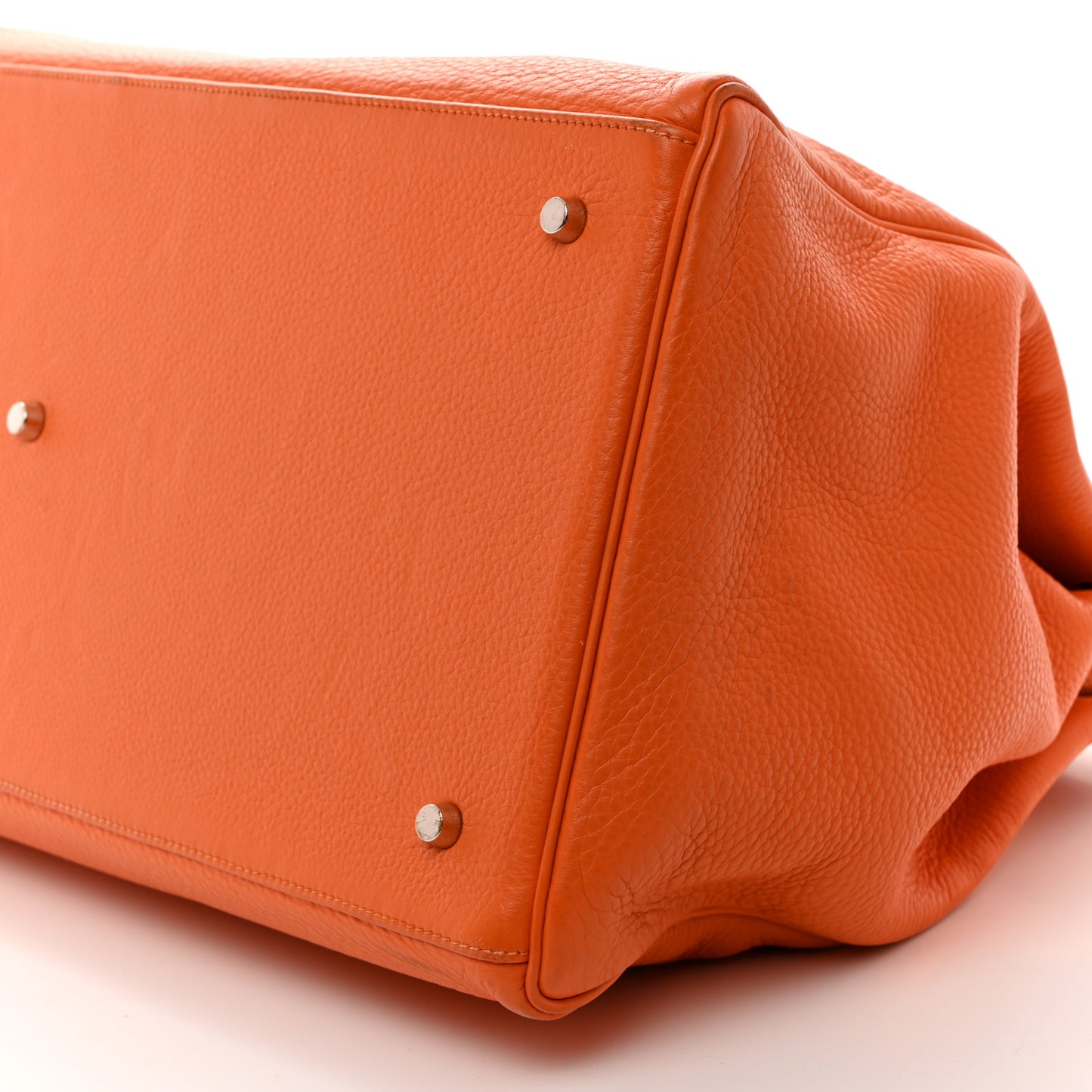 Taurillon Clemence Voyage Kelly 50 Orange