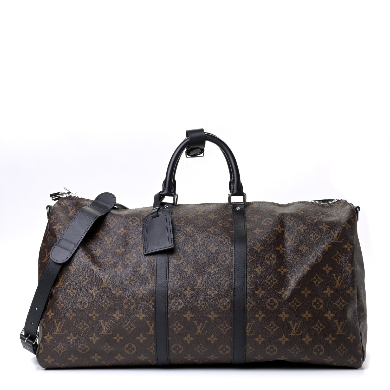 Louis Vuitton Monogram Macassar Keepall Bandouliere 55 1 of 8