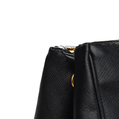 Prada Saffiano Large Galleria Double Zip Tote Black 12 of 13
