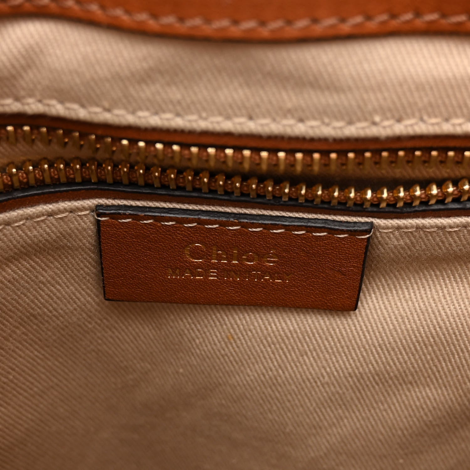 Chloe Suede Calfskin Medium Faye Backpack Tan 6 of 13