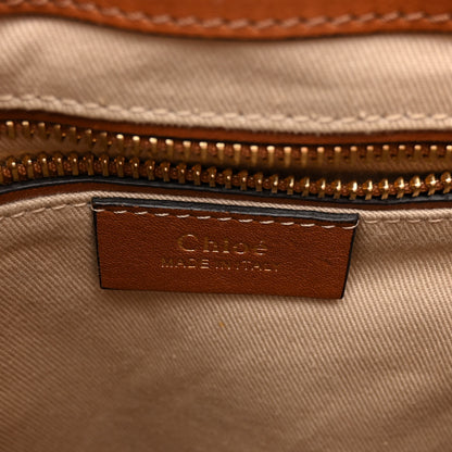 Chloe Suede Calfskin Medium Faye Backpack Tan 6 of 13