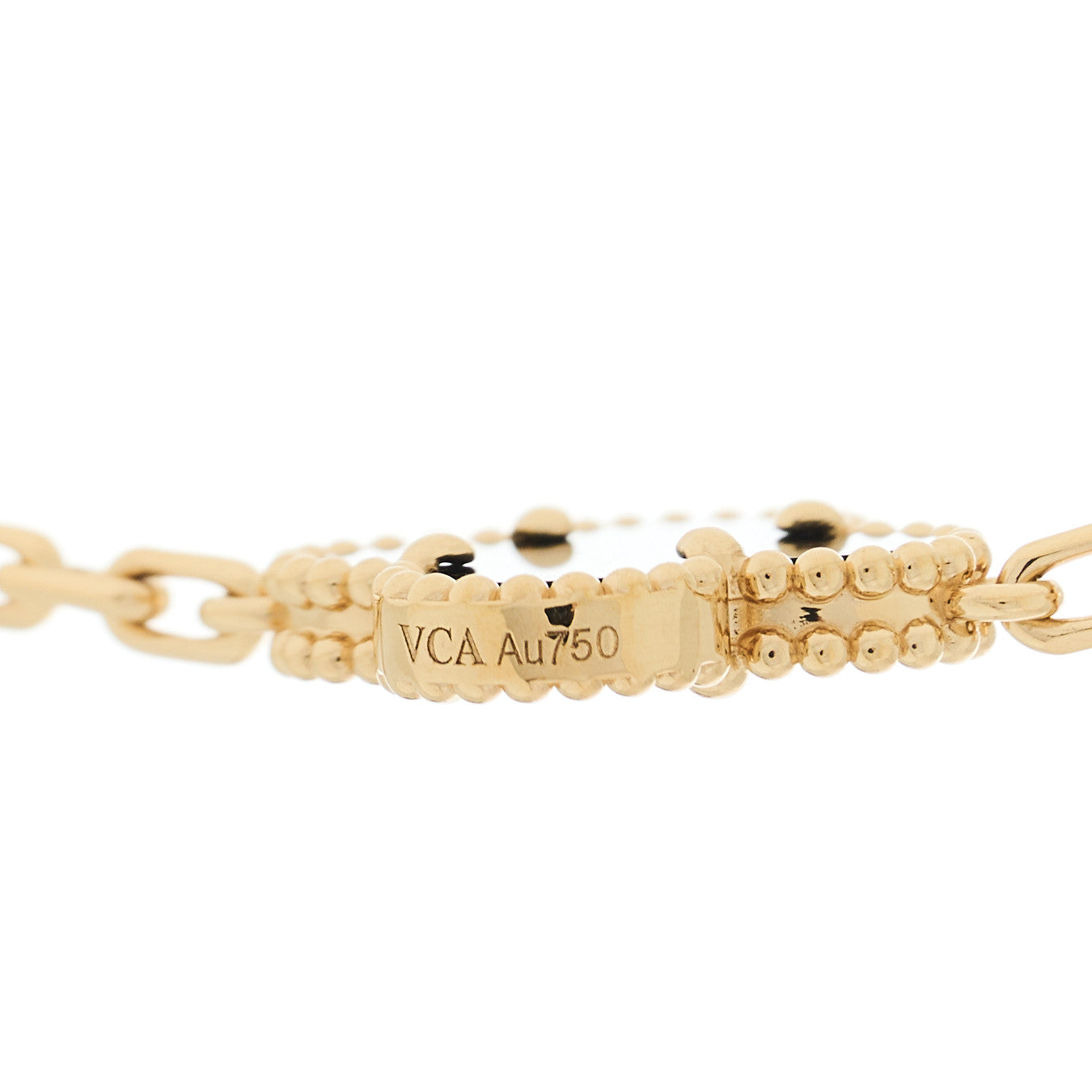 Van Cleef & Arpels 18K Yellow Gold Black Onyx 10 Motifs Vintage Alhambra Necklace 5 of 7