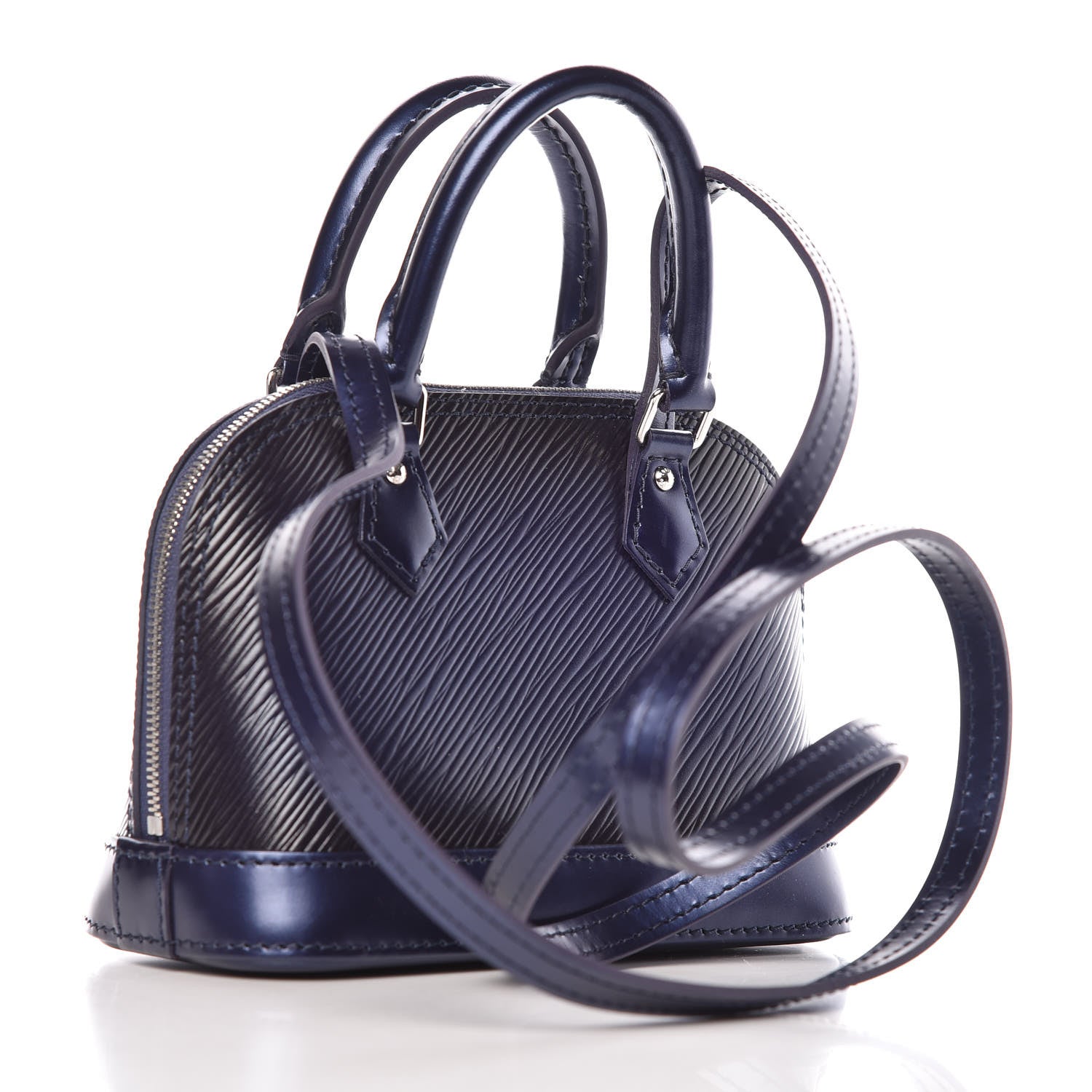 Louis Vuitton Epi Sequins Flame Alma Nano Blue Nuit 3 of 9