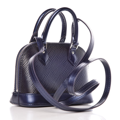 Louis Vuitton Epi Sequins Flame Alma Nano Blue Nuit 3 of 9