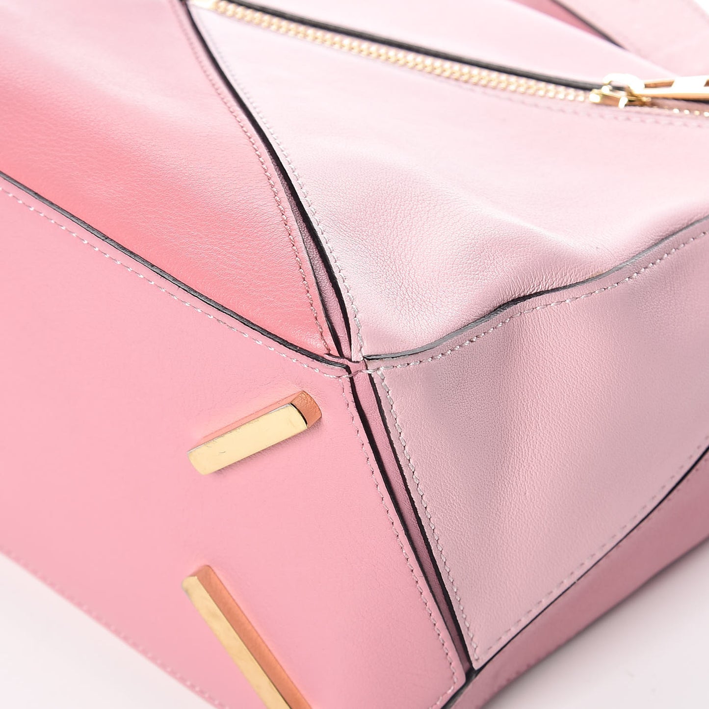 Calfskin Small Puzzle Bag Soft Pink