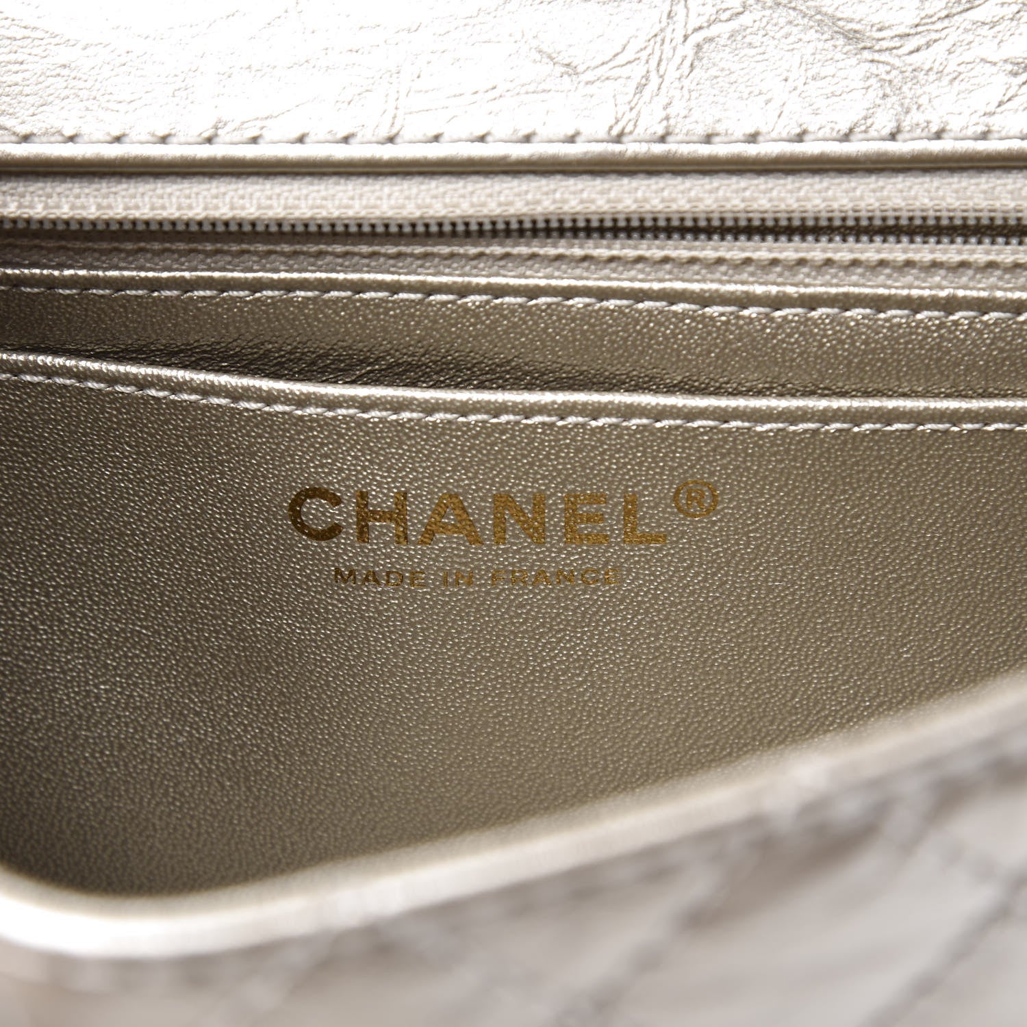 Chanel Aged Calfskin Quilted 2.55 Reissue Mini Flap Light Gold 7 of 10