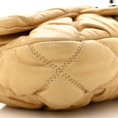 Chanel Calfskin Quilted Medium Bubble Quilt Flap Bag Beige 9 of 13
