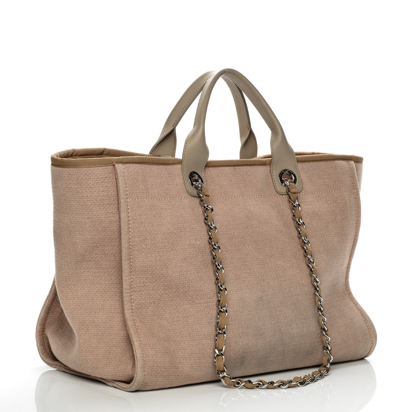 Canvas Large Deauville Tote Ecru