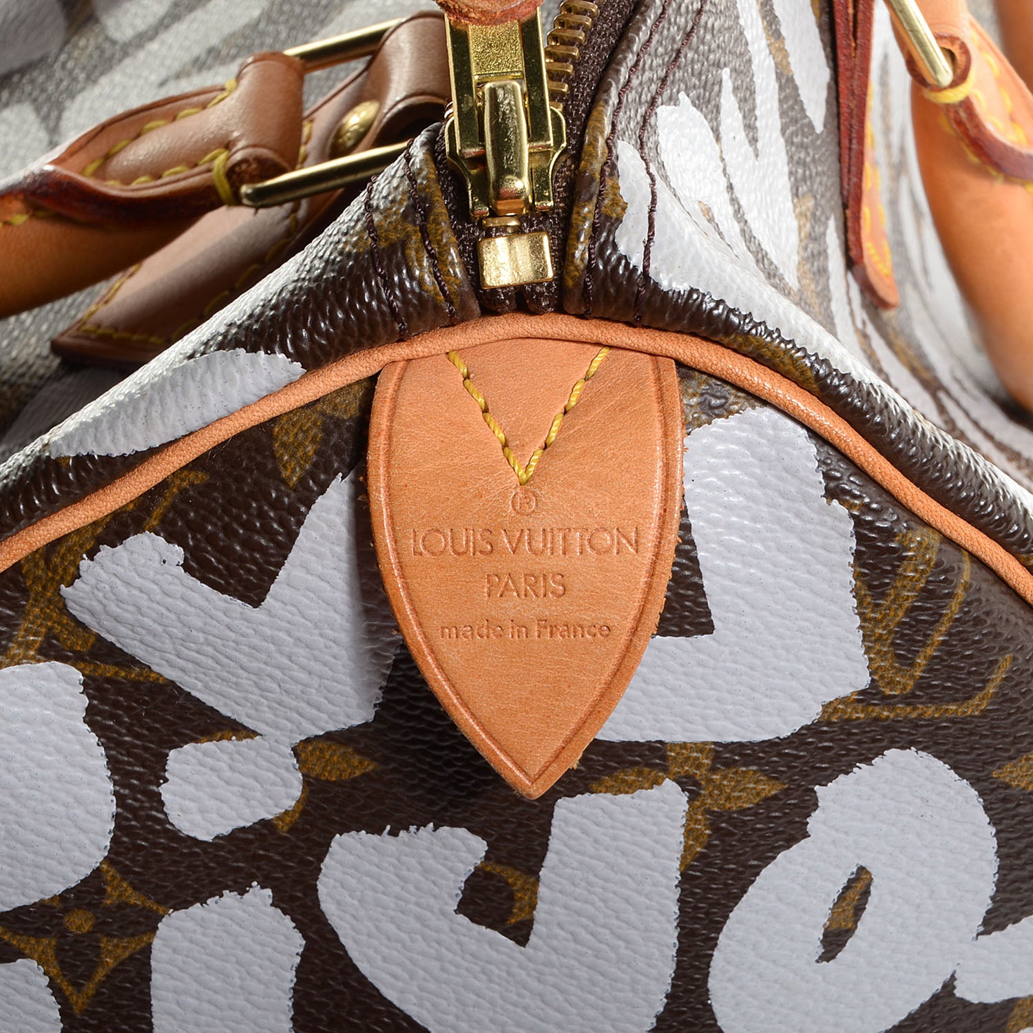 Louis Vuitton Monogram Graffiti Speedy 30 Silver 7 of 7