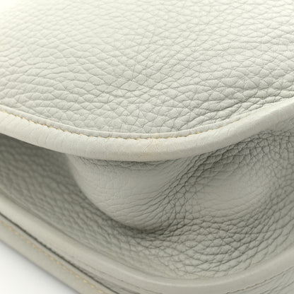 Hermes Taurillon Clemence Amazone Evelyne III GM Gris Perle Bleu Lin 9 of 11