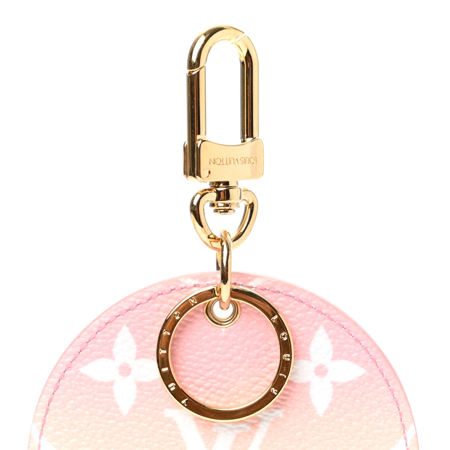 Louis Vuitton Monogram By The Pool Illustre Bag Charm Key Holder Light Pink 3 of 4