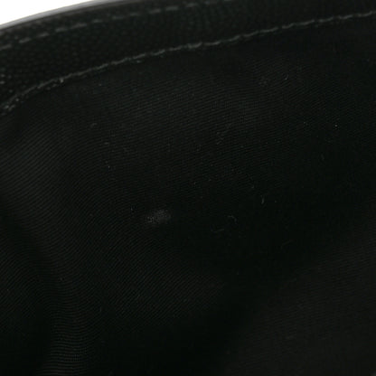 Saint Laurent Grain De Poudre Uptown Pouch Black 10 of 10