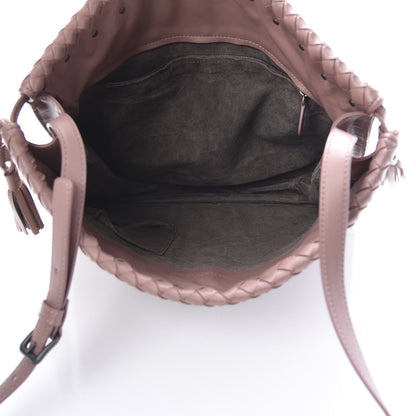 Bottega Veneta Nappa Intrecciato Medium Drawstring Tassel Tote Violet 4 of 9