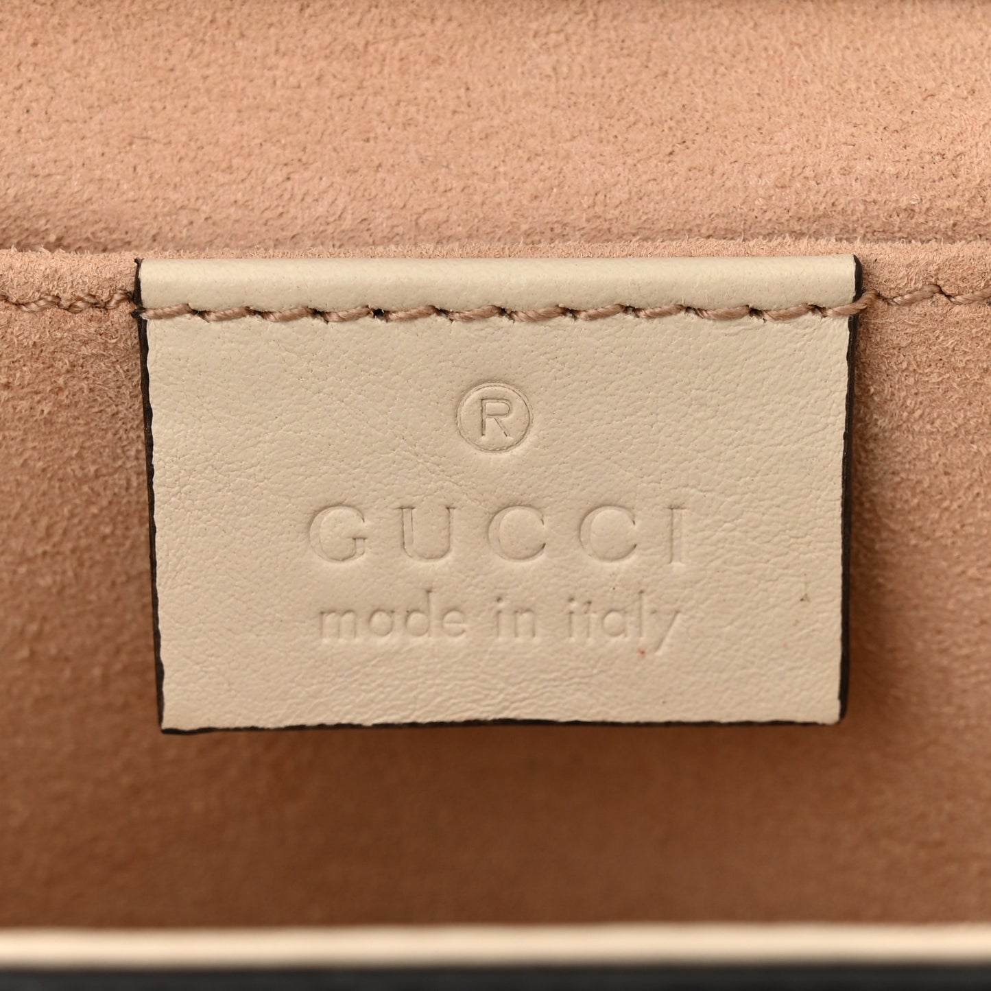 GG Supreme Monogram Calfskin Small Padlock Shoulder Bag Beige Mystic White Sun Oil