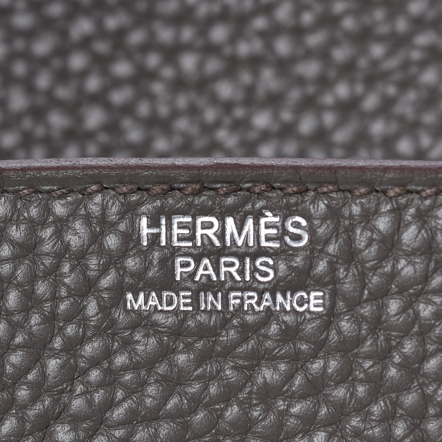 Taurillon Clemence Birkin 30 Etain