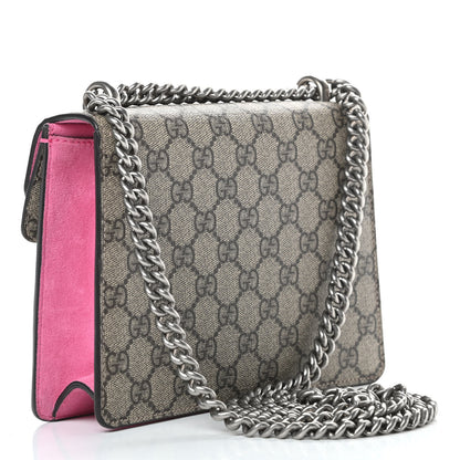 Gucci GG Supreme Monogram Mini Dionysus Shoulder Bag Pink 3 of 14