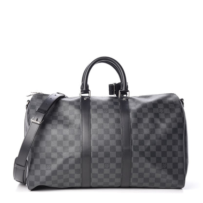 Louis Vuitton Damier Graphite Keepall Bandouliere 45 1 of 10