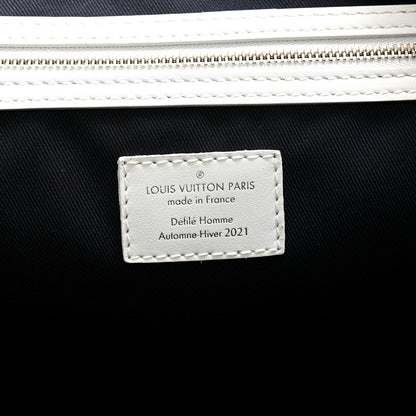 Louis Vuitton Vintage Monogram Somewhere Somehow Everyday LV Keepall Bandouliere 50 Blue 5 of 10
