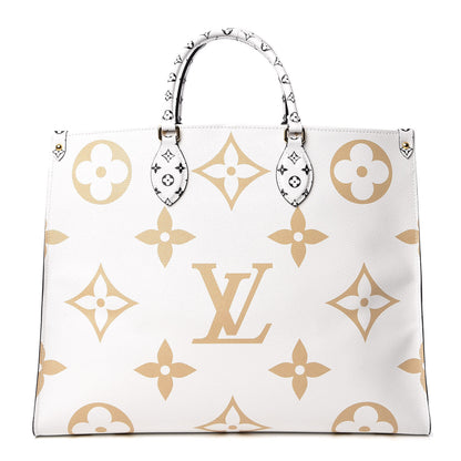 Louis Vuitton Monogram Giant Onthego GM Kaki Beige 1 of 13