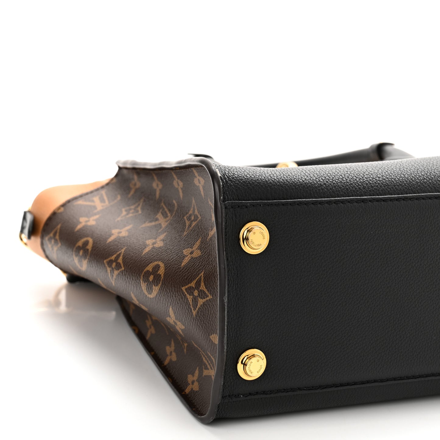 Calfskin Monogram On My Side Black
