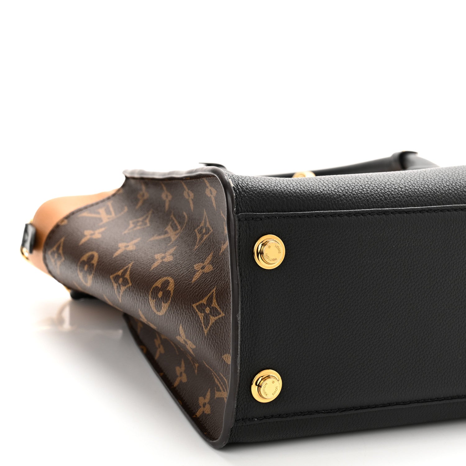 Louis Vuitton Calfskin Monogram On My Side Black 8 of 10