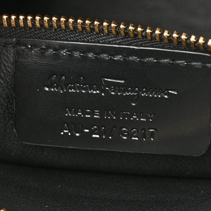 Salvatore Ferragamo Smooth Calfskin Vara Bow Flap Crossbody Black 7 of 16