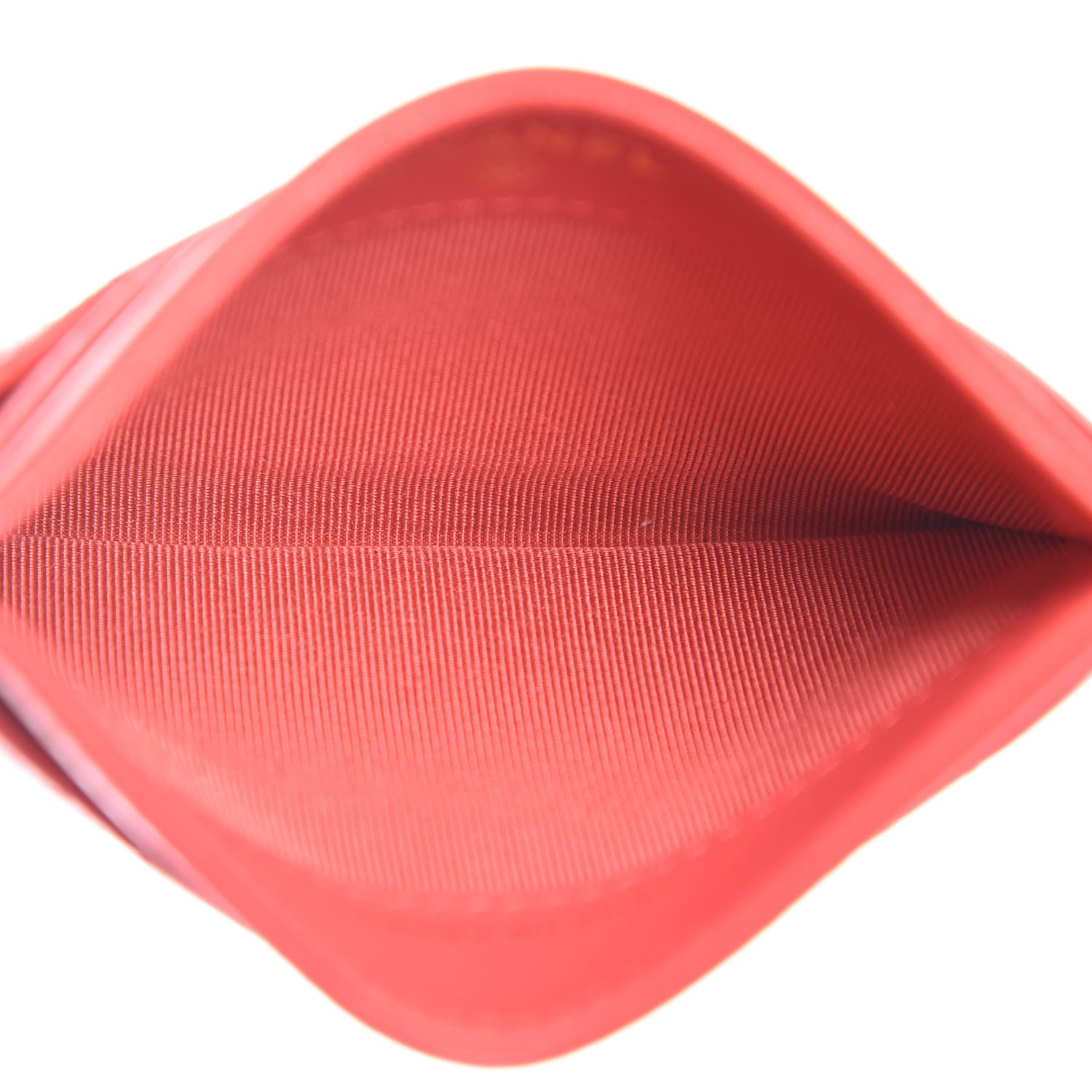 Chanel Lambskin Quilted Card Holder Red 5 of 9