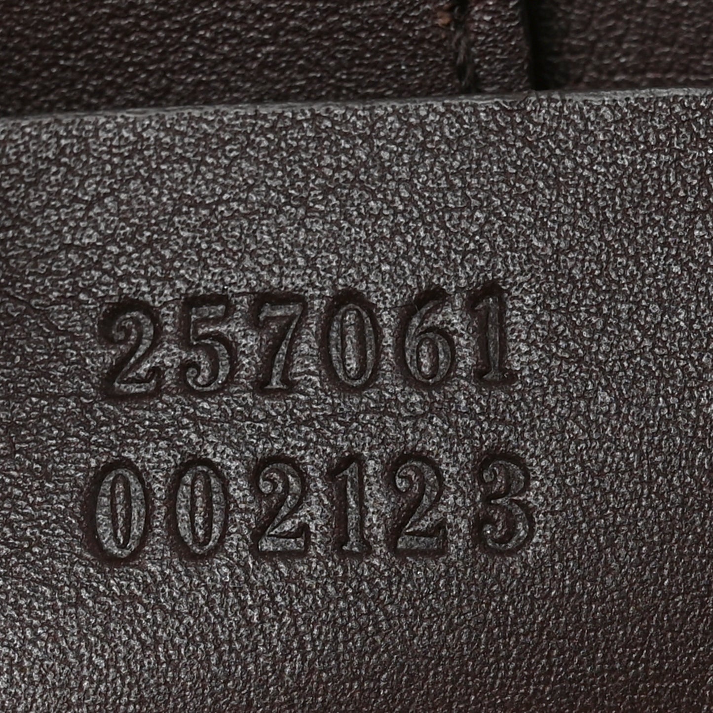 Guccissima Medium Mayfair Tote  Dark Brown