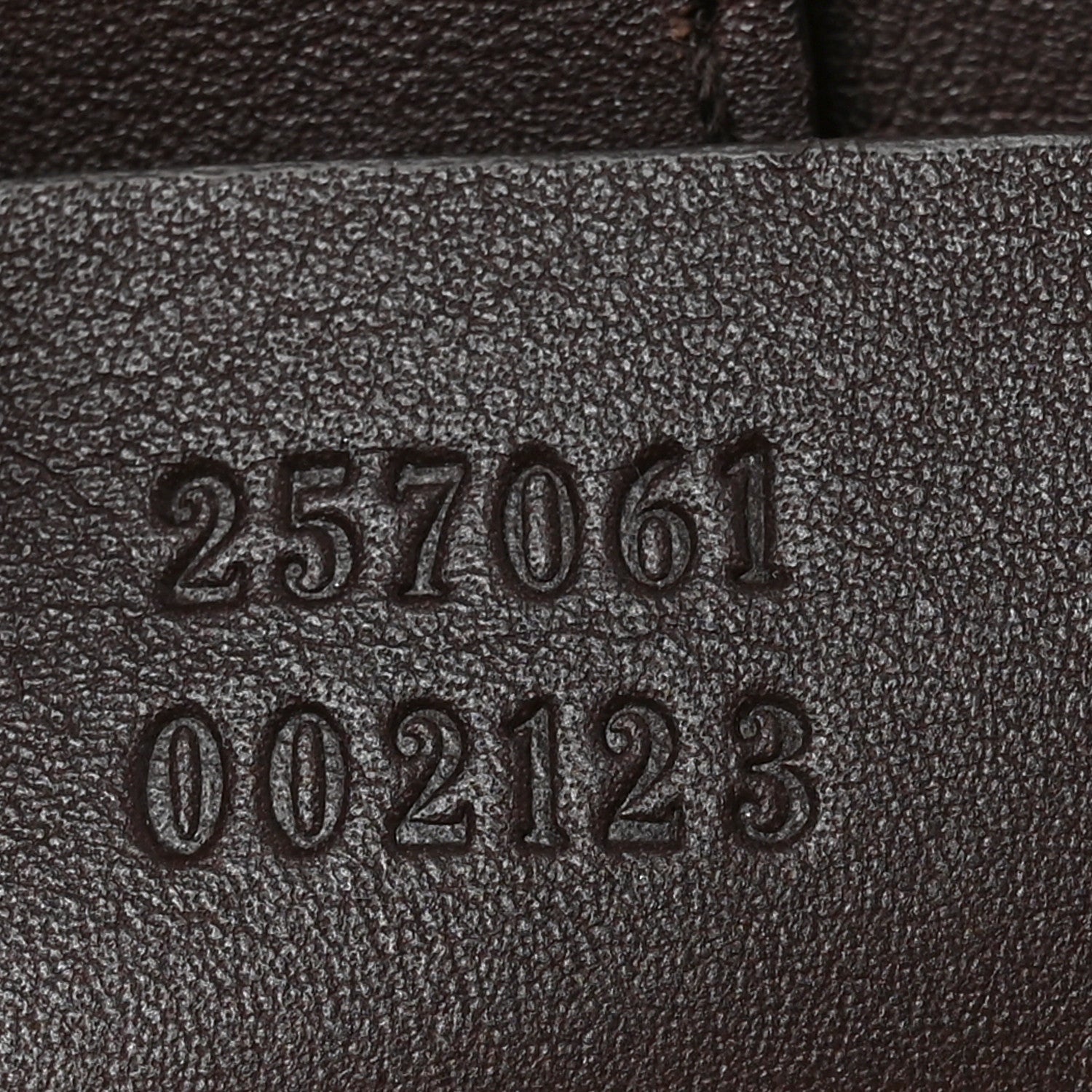 Gucci Guccissima Medium Mayfair Tote  Dark Brown 6 of 9