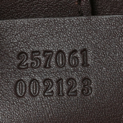 Gucci Guccissima Medium Mayfair Tote  Dark Brown 6 of 9