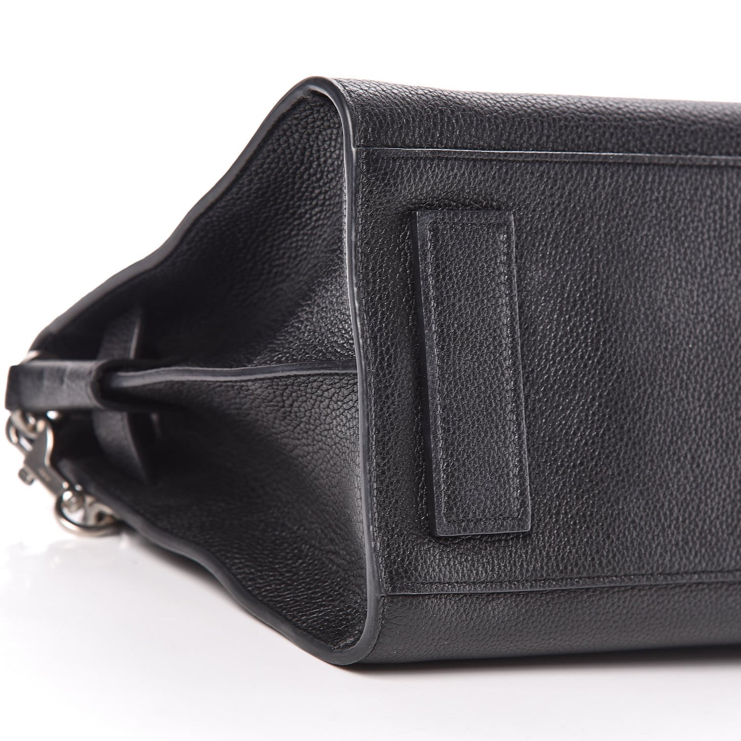 Grained Calfskin Baby Supple Sac De Jour Black