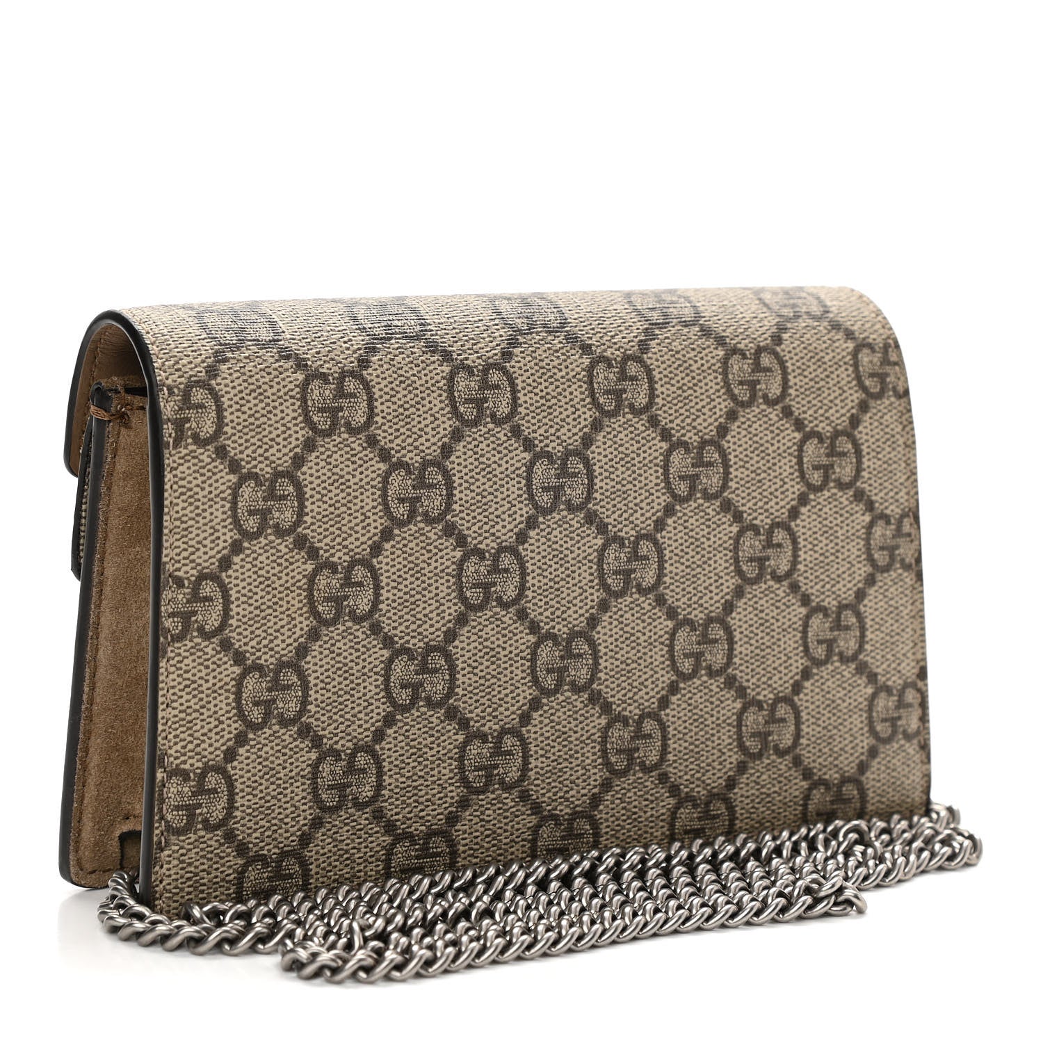 Gucci GG Supreme Monogram Super Mini Dionysus Shoulder Bag Taupe 3 of 10