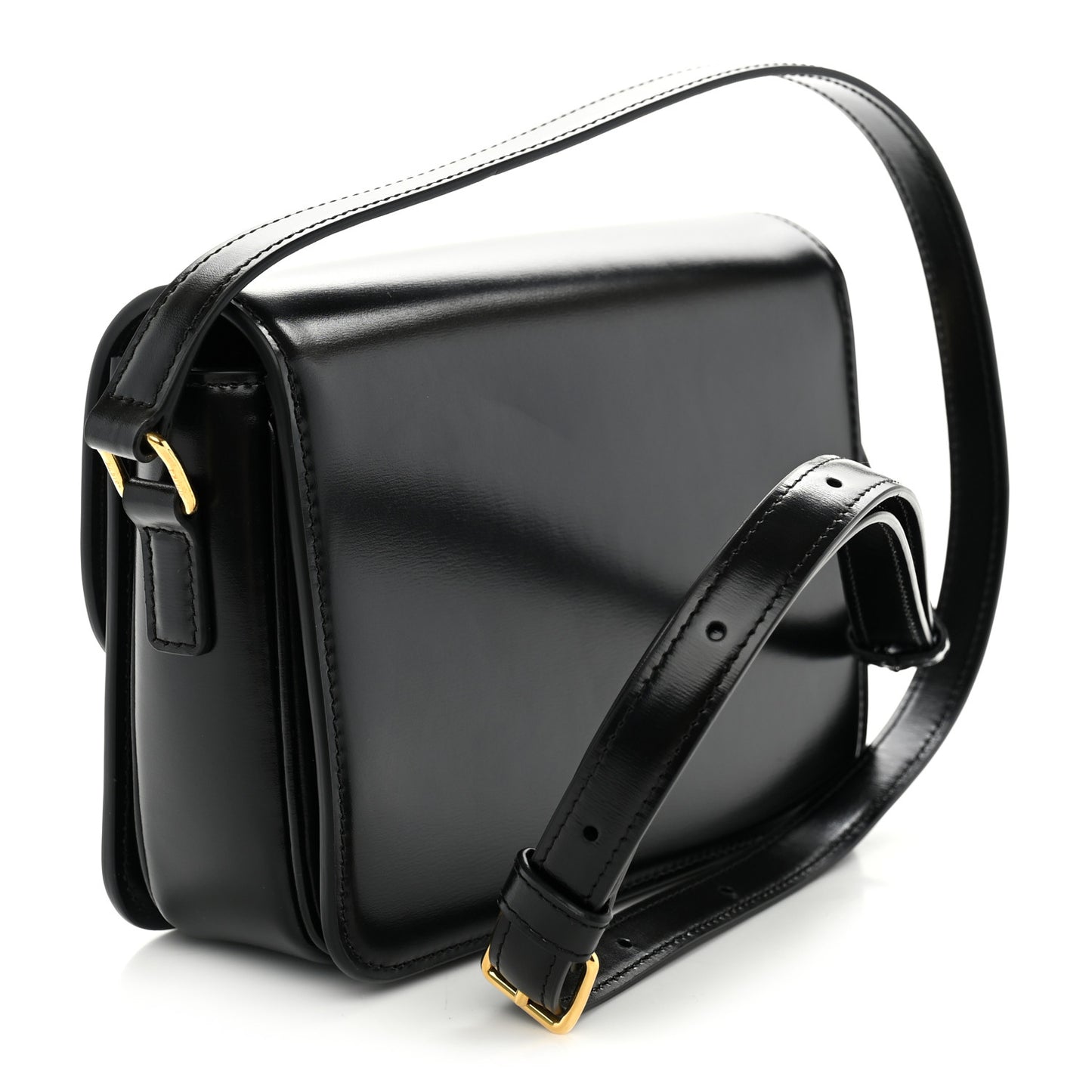 Shiny Calfskin Teen Triomphe Black