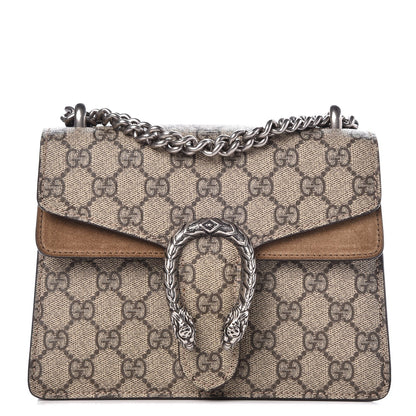 Gucci GG Supreme Monogram Mini Dionysus Shoulder Bag Taupe 1 of 10